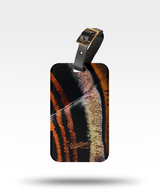 Turkey Feather Luggage Tag