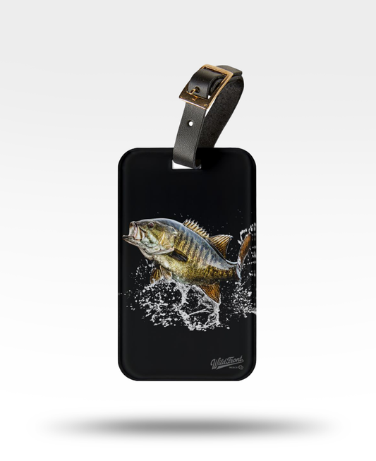 Smallmouth Bass Luggage Tag