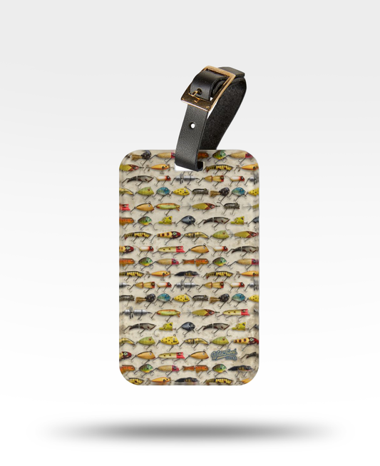 Vintage Lures Luggage Tag
