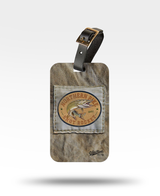 Northern Pike Snot Rocket Luggage Tag