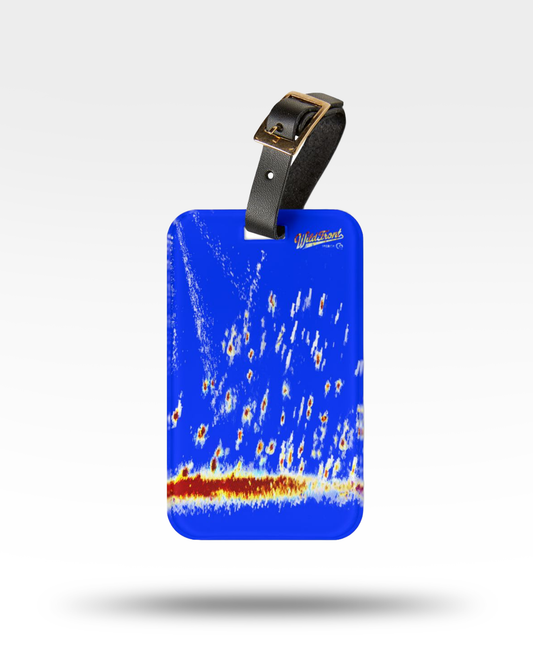 Fishing Graph Luggage Tag