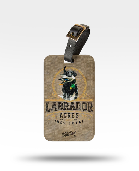 Labrador Acres Black Lab Luggage Tag