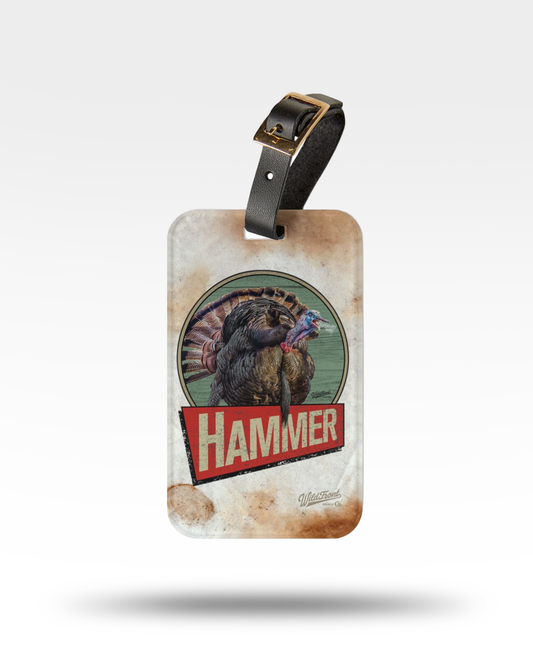 Hammer Wild Turkey Luggage Tag