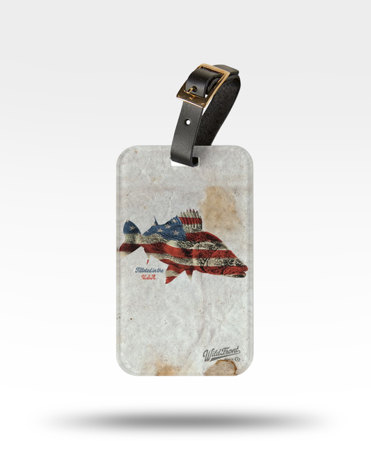 Walleye Filleted In The USA Luggage Tag