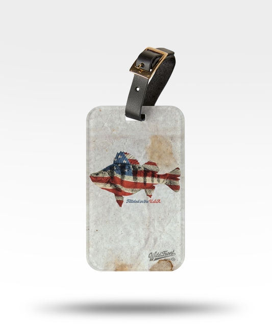 Perch Filleted In The USA Luggage Tag