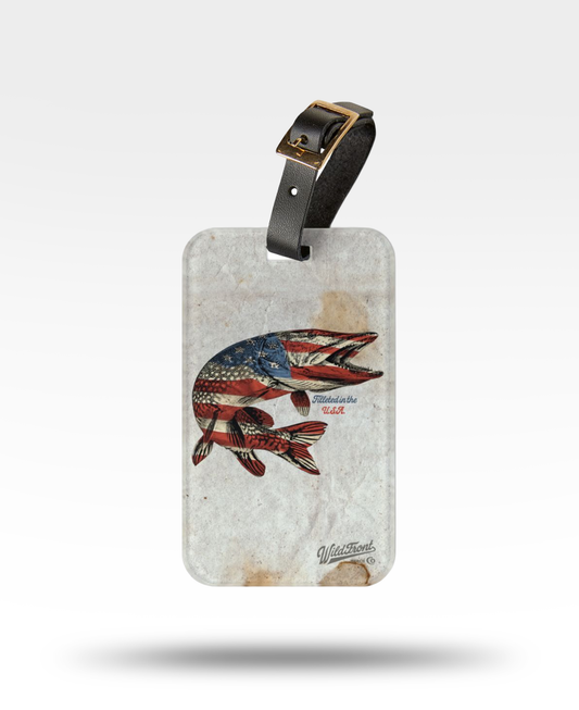 Northern Pike Filleted In The USA Luggage Tag