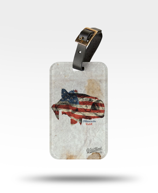 Largemouth Bass Filleted In The USA Luggage Tag