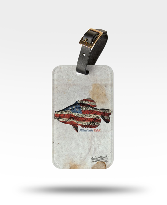 Crappie Filleted In The USA Luggage Tag