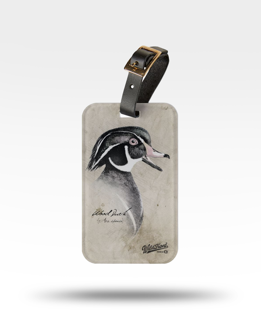 Wood Duck Luggage Tag
