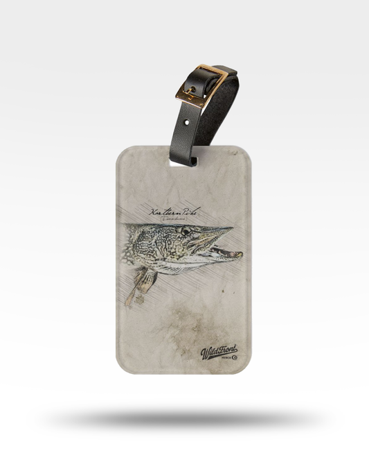 Northern Pike Luggage Tag