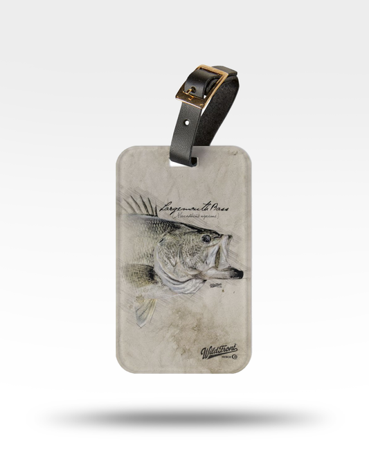 Largemouth Bass Luggage Tag