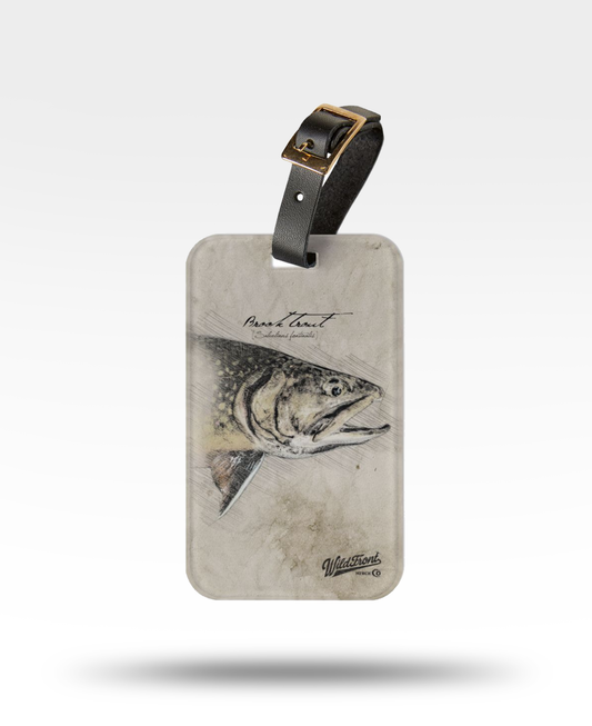 Brook Trout Luggage Tag