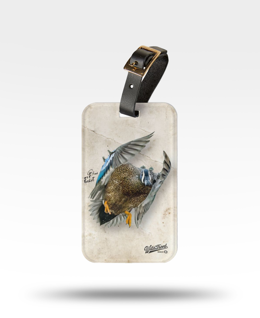 Blue-Winged Teal Flying Luggage Tag