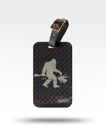 Bigfoot With Pheasants Luggage Tag