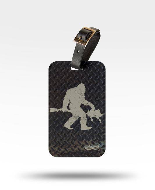 Bigfoot With Mallards Luggage Tag