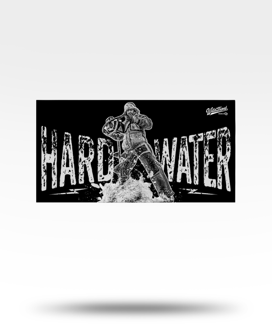 Hard Water Ice Fishing Bumper Sticker