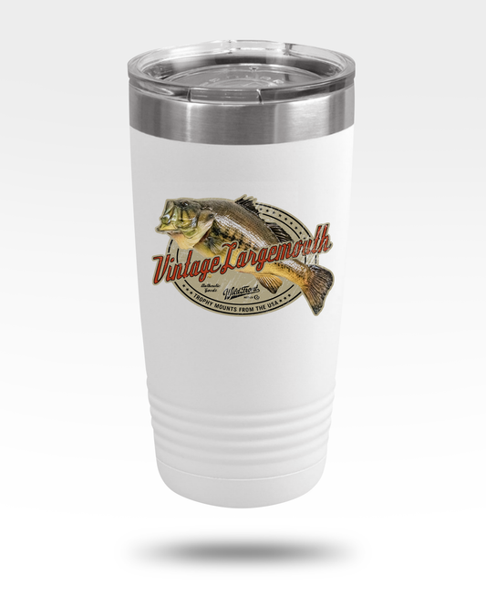Vintage Largemouth Bass Insulated Tumbler, 20oz