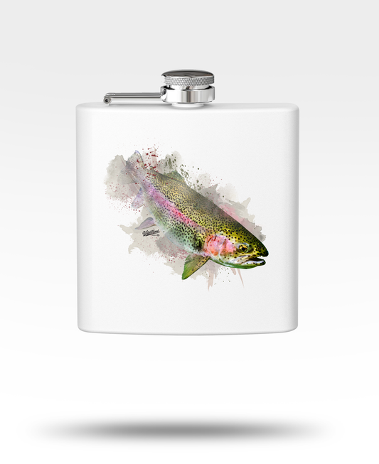 Rainbow Trout Stainless Steel Flask