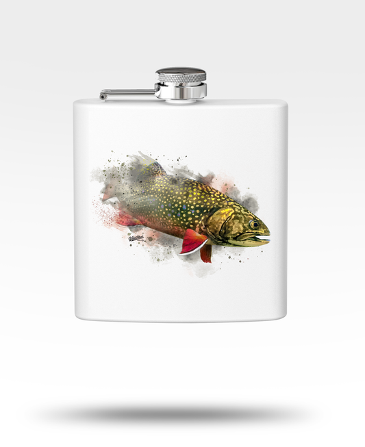 Brook Trout Stainless Steel Flask