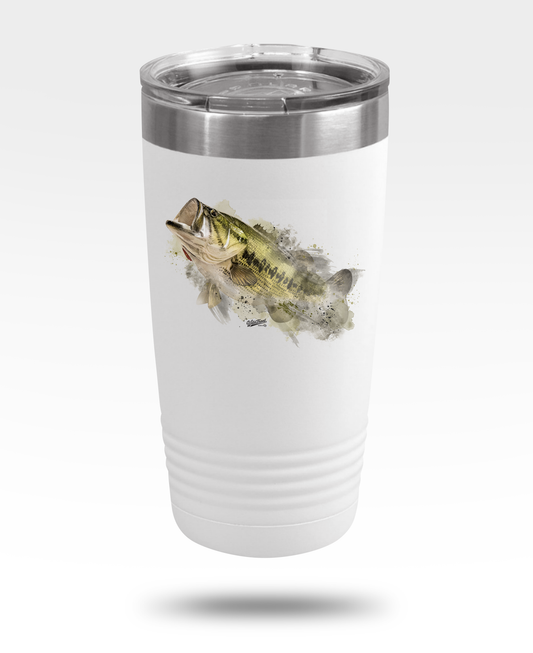 Largemouth Bass Jumping Insulated Tumbler, 20oz