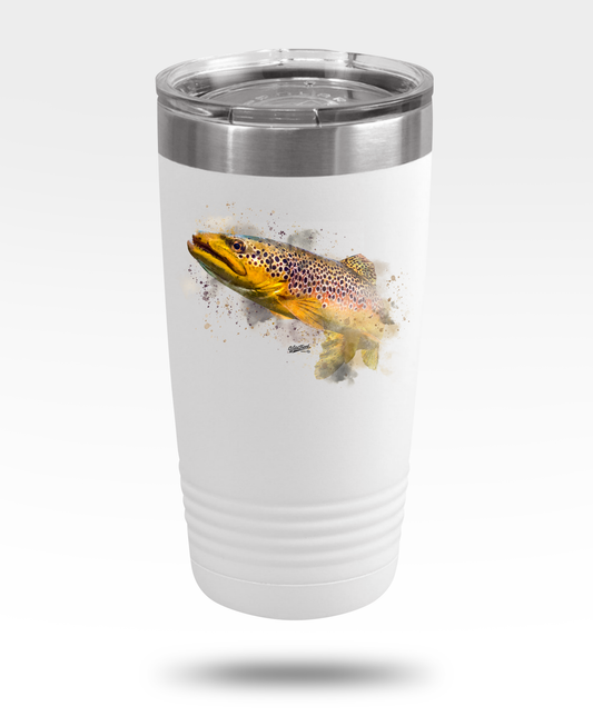 Brown Trout Insulated Tumbler, 20oz