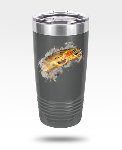 Cutthroat Trout Insulated Tumbler, 20oz