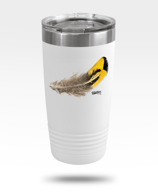 Pheasant Feather Insulated Tumbler, 20oz