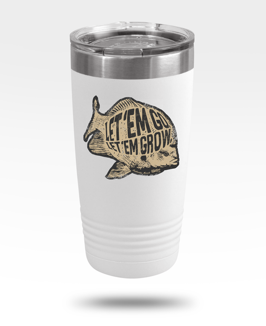 Let Em Grow Bluegill Insulated Tumbler, 20oz
