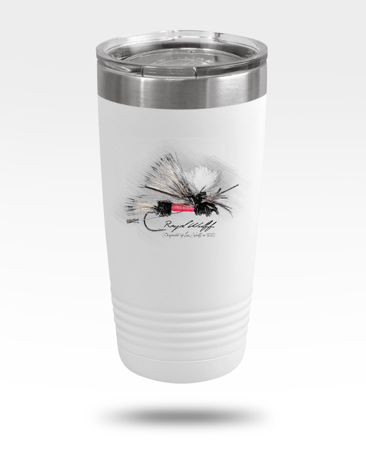 Royal Wulff Dry Fly Drawing Insulated Tumbler, 20oz