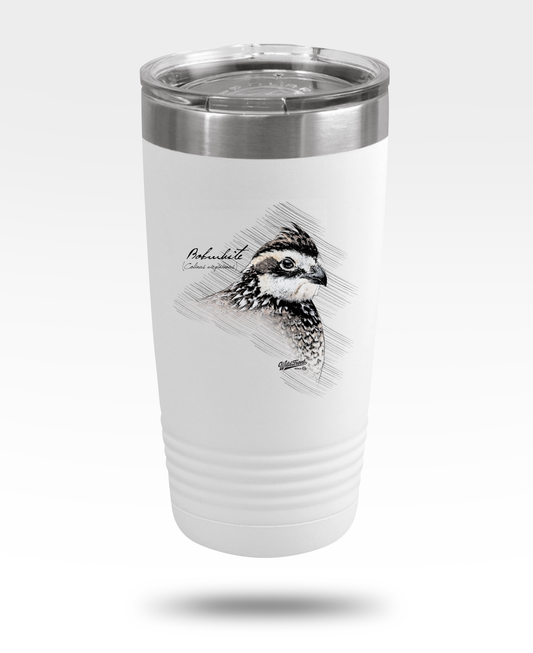 Bobwhite Quail Drawing Insulated Tumbler, 20oz