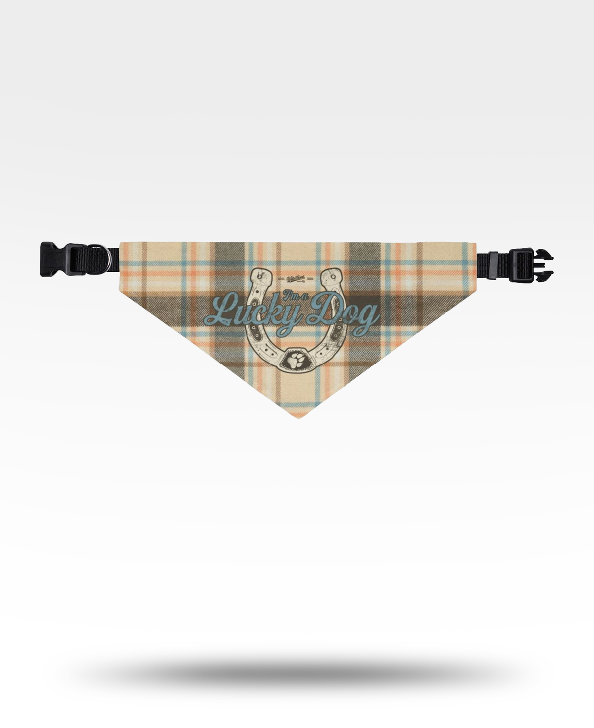 Lucky Dog Light Tan Pet Bandana