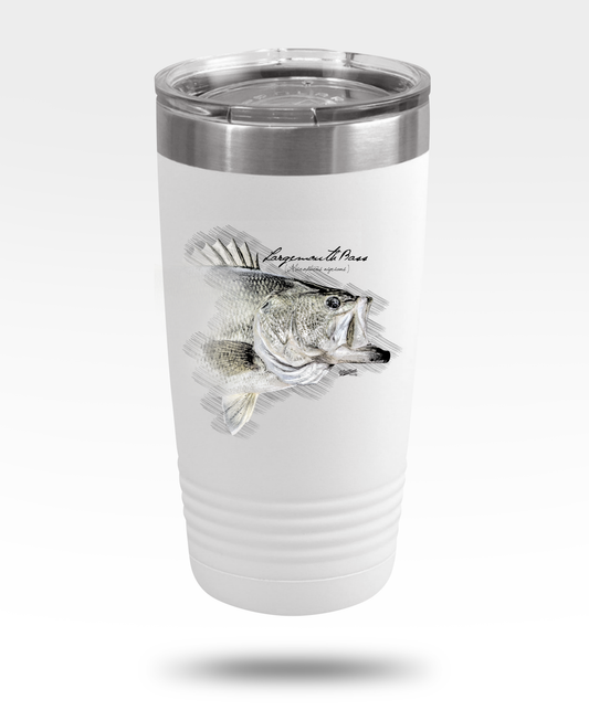 Largemouth Bass Drawing Insulated Tumbler, 20oz