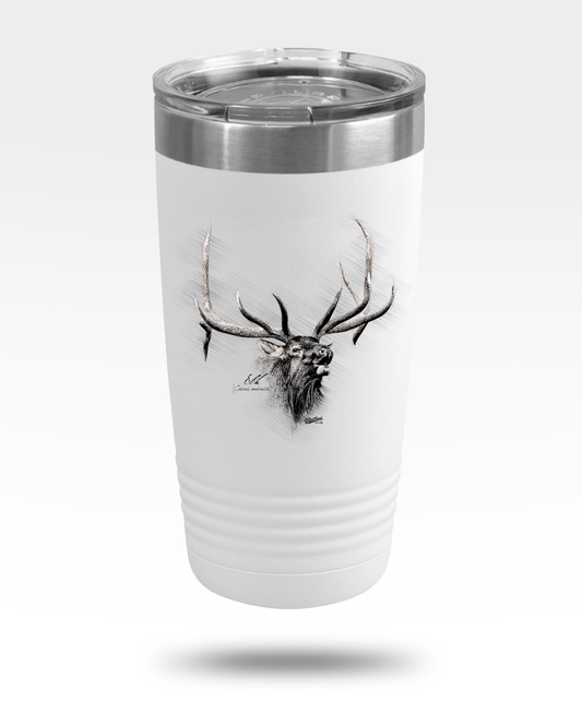 Elk Drawing Insulated Tumbler, 20oz