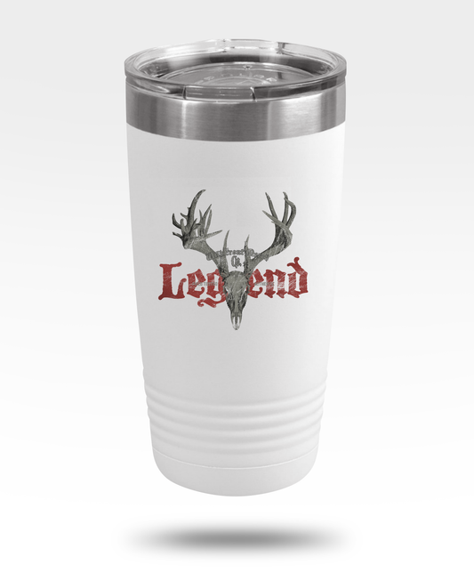 Legend Whitetail Deer Skull Insulated Tumbler, 20oz