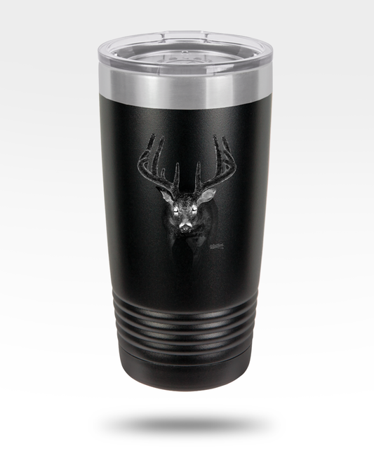 Whitetail Deer Insulated Tumbler, 20oz