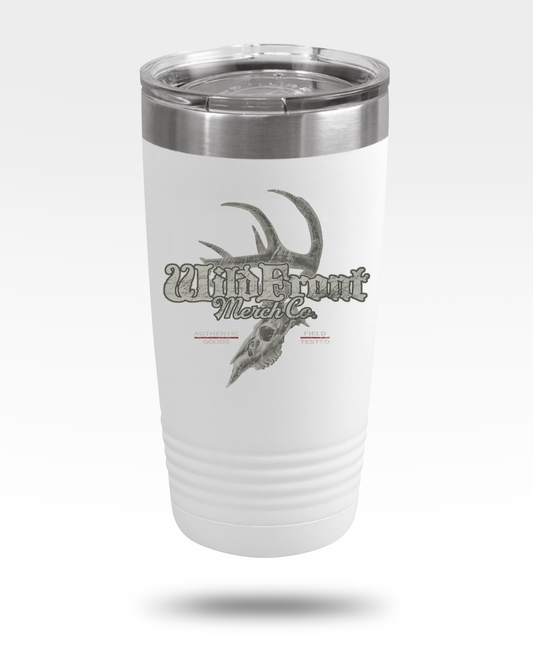WildFront Whitetail Deer Skull Insulated Tumbler, 20oz