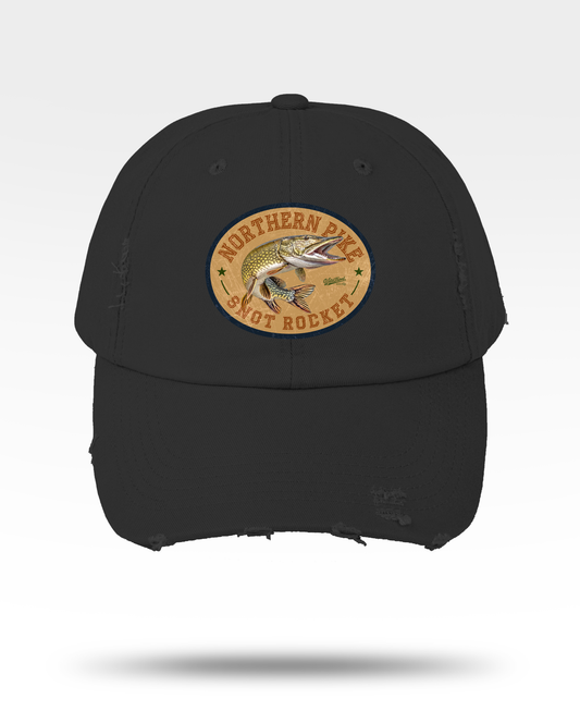 Northern Pike Snot Rocket Distressed Cap