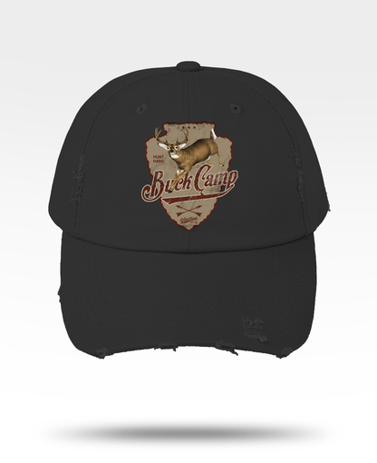 Buck Camp Distressed Cap