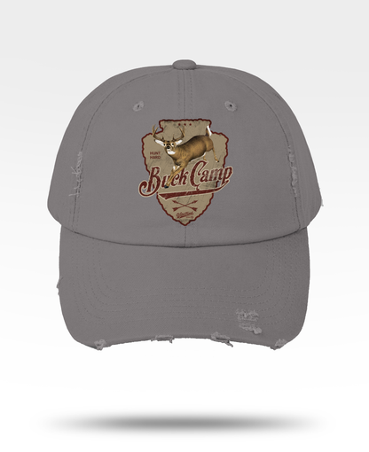Buck Camp Distressed Cap