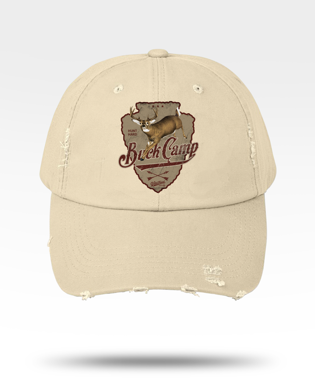 Buck Camp Distressed Cap