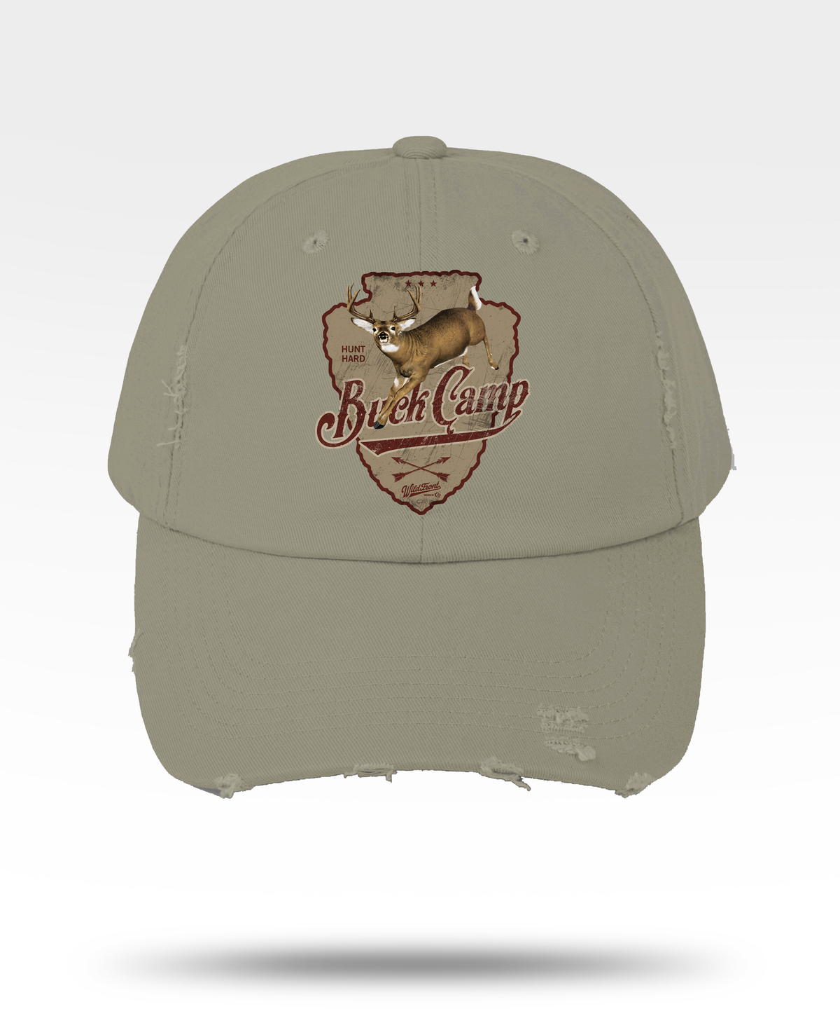 Buck Camp Distressed Cap