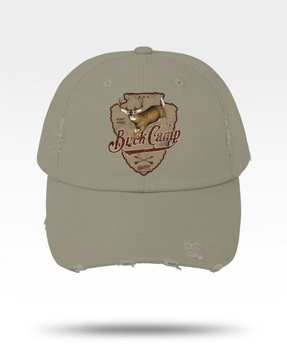 Buck Camp Distressed Cap