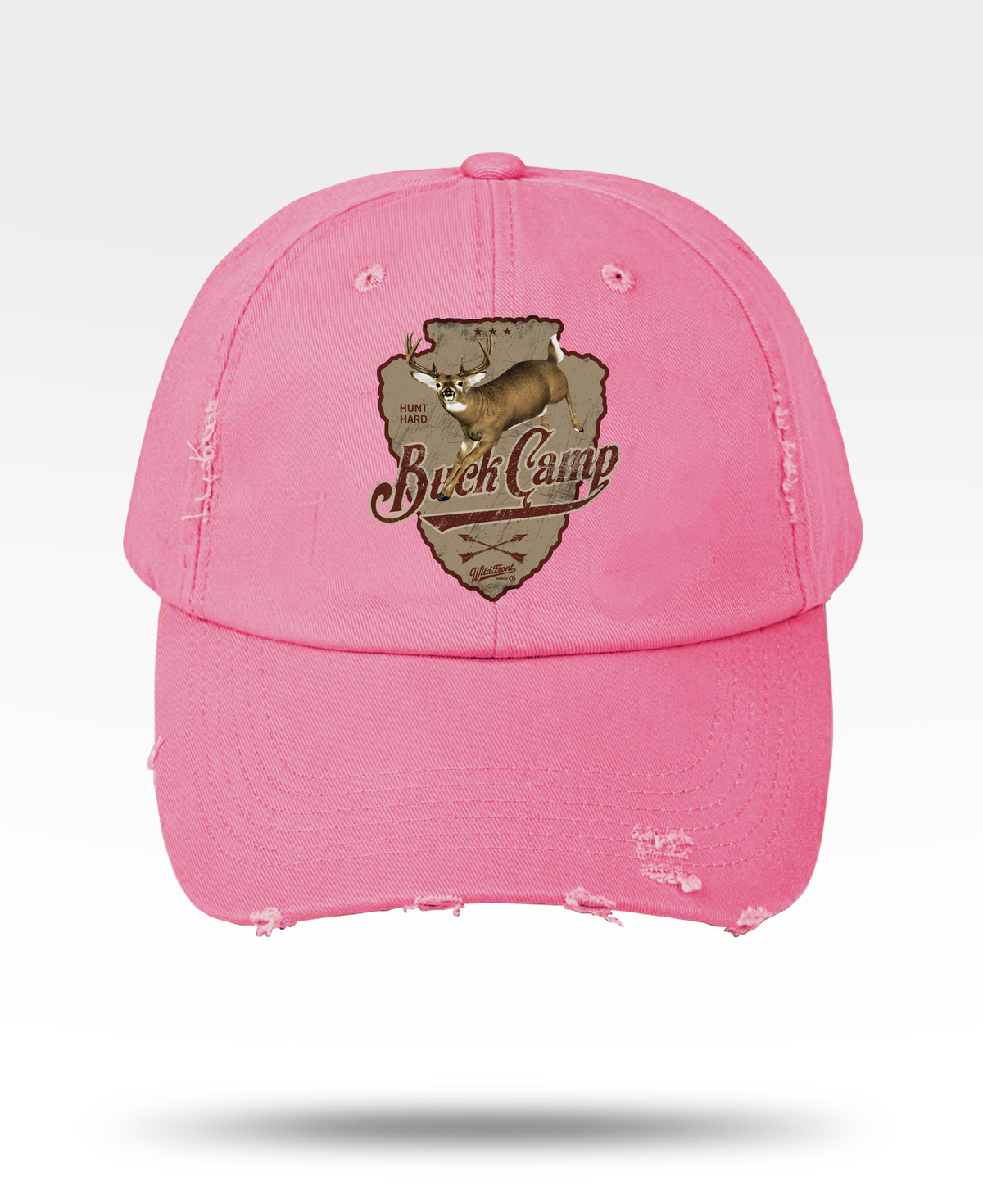 Buck Camp Distressed Cap