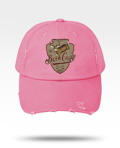 Buck Camp Distressed Cap