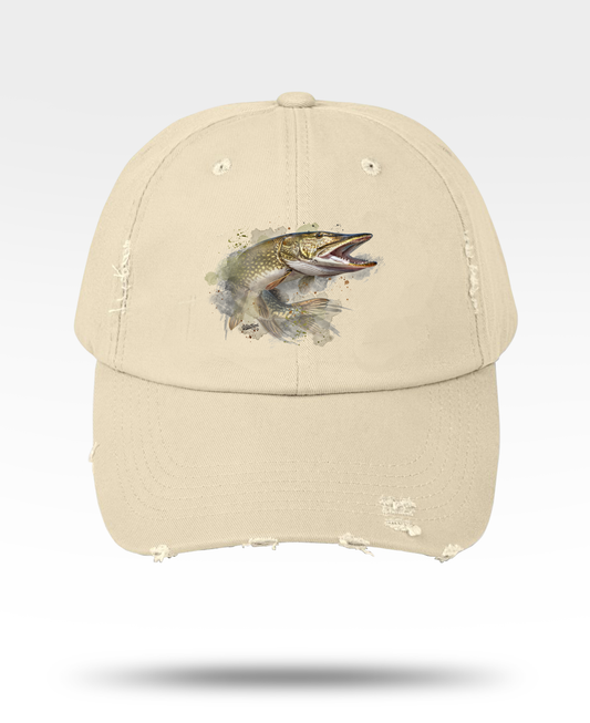 Northern Pike Distressed Cap