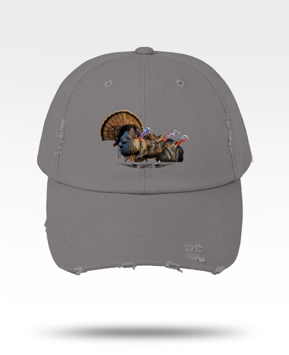 Turkey Trio Distressed Cap
