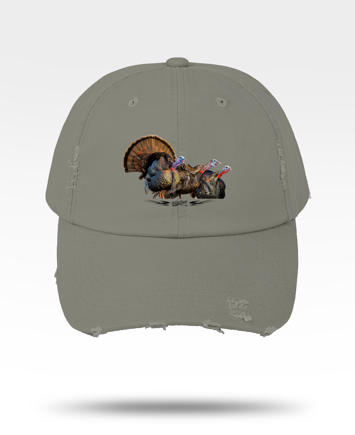 Turkey Trio Distressed Cap