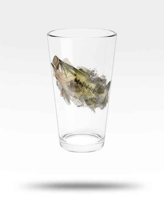 Largemouth Bass Pint Glass