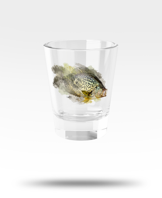 Crappie Shot Glass