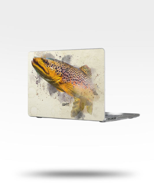 Brown Trout Matte MacBook Case